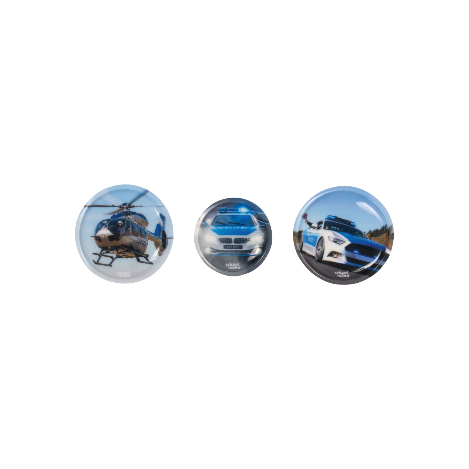 3er Patchy-Set Polizei 3er Patchy-Set Polizei